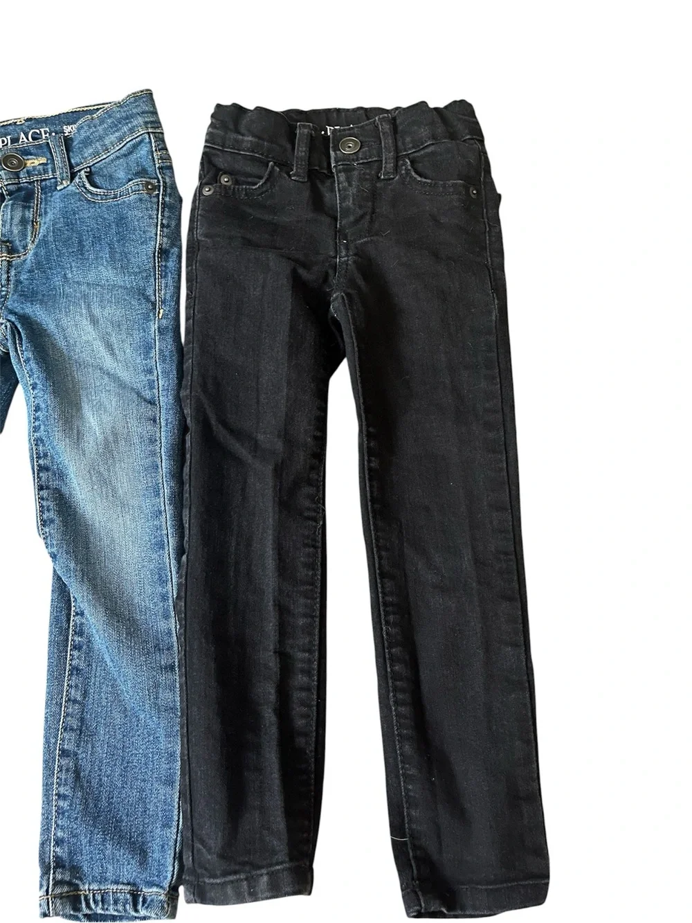 The Children's Place Boys' Blue and Black Slim Skinny Jeans 2-Pack Size 4 New